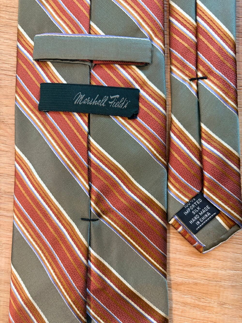 Vintage 100% Silk Marshall Field's Tie